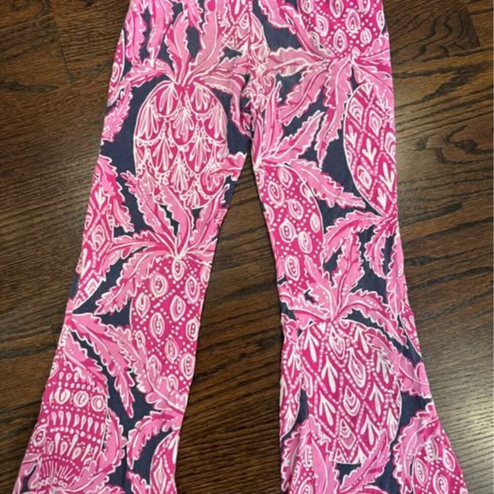 Lilly Pulitzer girls flared pants size 6-7